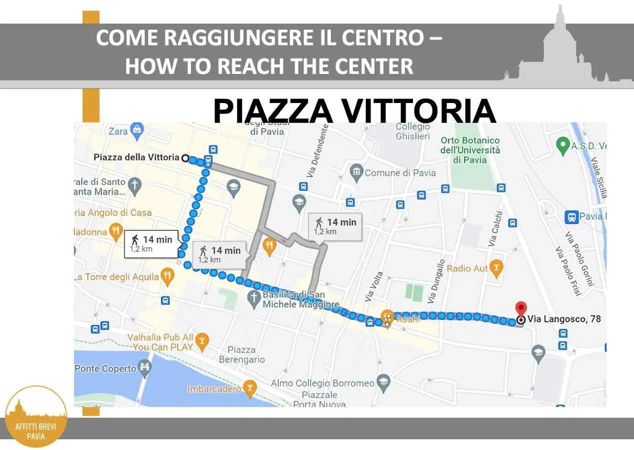 Appartamento Casa Allegra_bilocale in centro con posto auto Pavia Italia